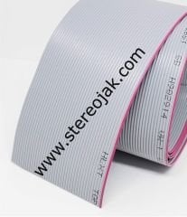 20 Pin Flat Kablo - 1 Metre - Pitch : 1.27MM - 30 AWG , Gri