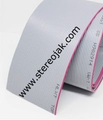 26 Pin Flat Kablo - 1 Metre - Pitch : 1.27MM - 30 AWG , Gri