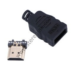 HDMI ERKEK JAK  PLASTİK KASALI