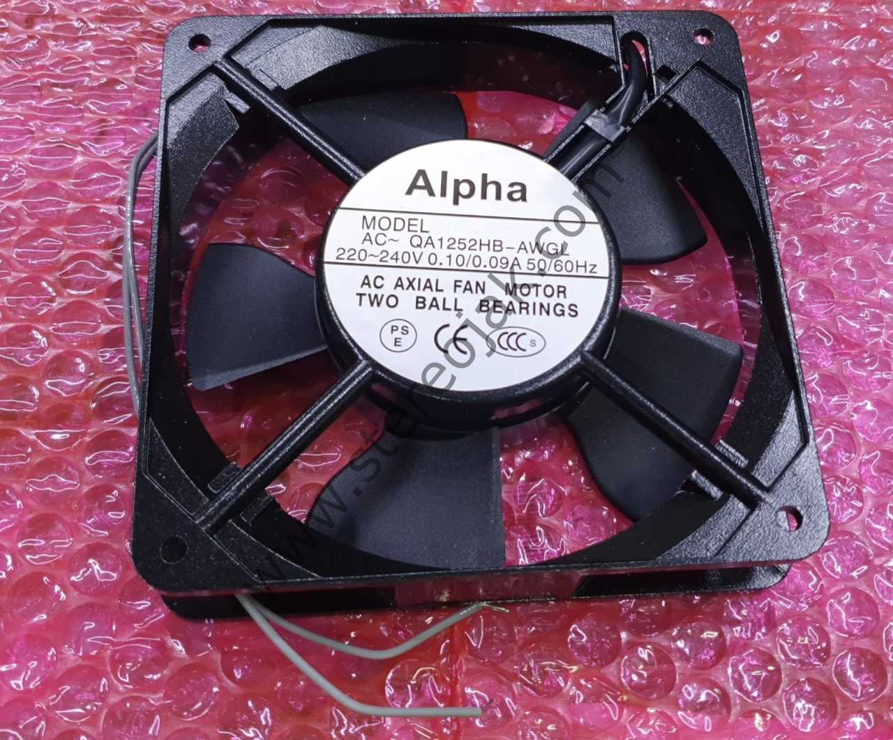 AC220 VOLT ÇİFT RULMANLI   BRUSHLESS  12 X12X2.5 CM  KALİTELİ FAN