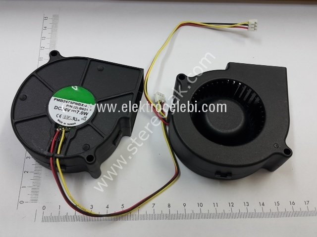 75X30 CM OEM SUNON ÇİFTRULMANLI   PMB2475PNBX-A.Y  DC24V 7.0W 3 KABLO FAN