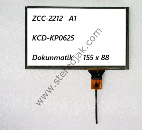 ZCC-2212   A1    KCD-KP0625    Dokunmatik     155 x 88