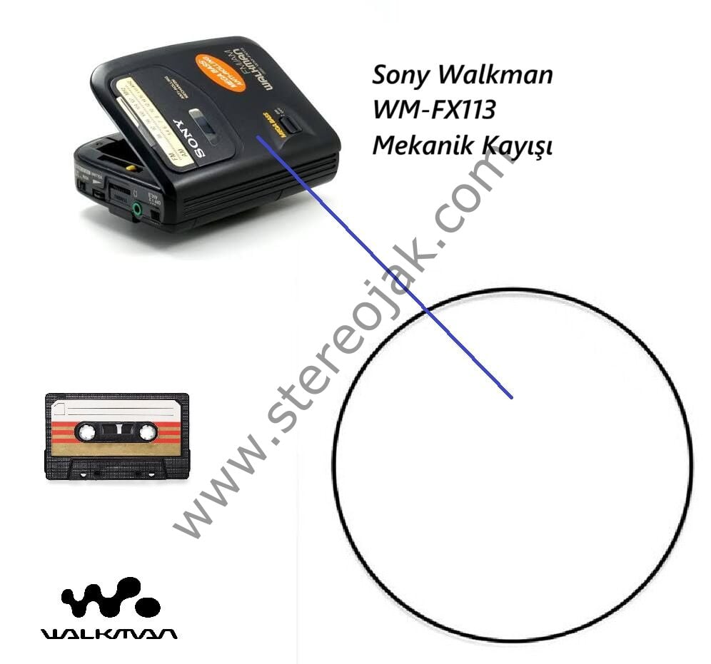 Sony Walkman  WM-FX113 Mekanik Kayışı