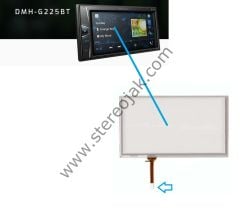 Pioneer DMH-G225BT dış  yüzey dokunmatik