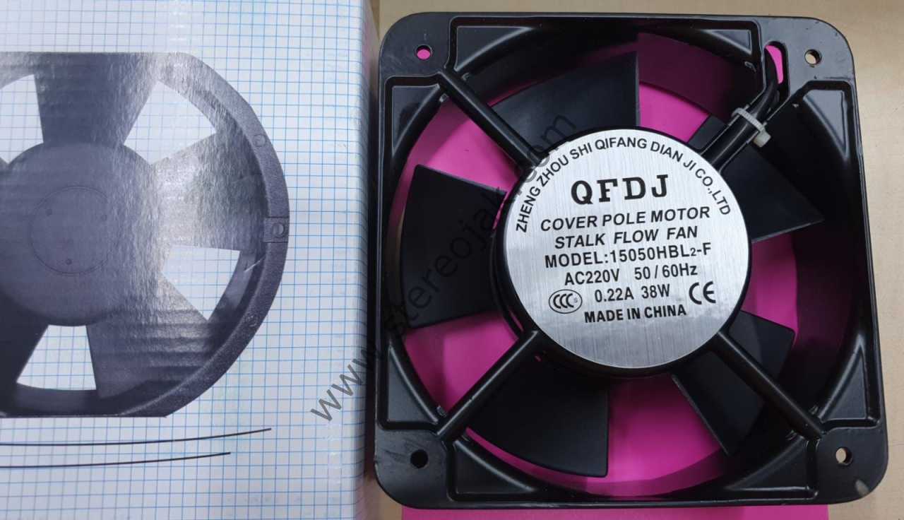 15CMX15CMX5CM AC220VOLT 0.22AMPER  UZUN ÖMÜRLÜ FAN