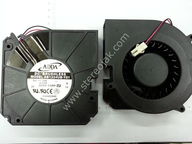 12 cm blower fan 24 volt  AB1224UB Y01 DC 24V 0.55A