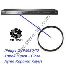 Philips DVP5980/12 Kapak  Open - Close  Açma Kapama Kayışı   ( Philips Dvd Player  Mekanik  Lastik )