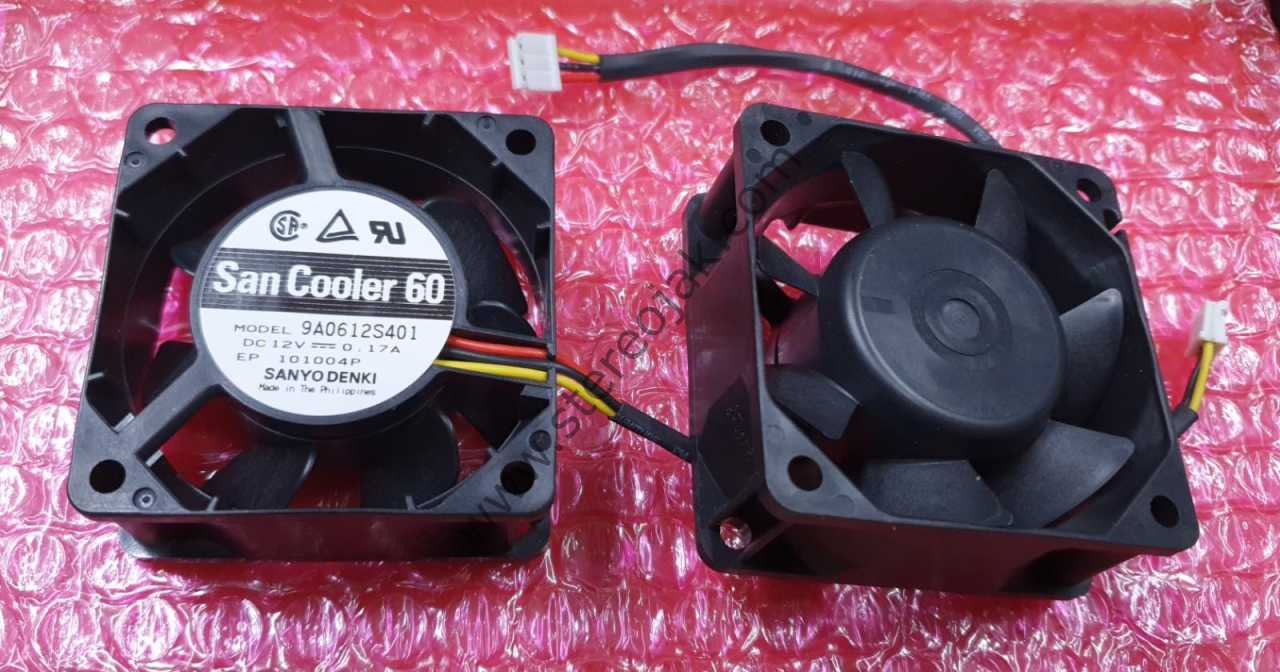 San Cooler 60   9A0612S401 DC12V 0.17A  6X6X2.5CM  SANYODENKI  FAN
