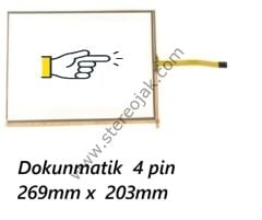 Dokunmatik  4 pin  269mm x  203mm