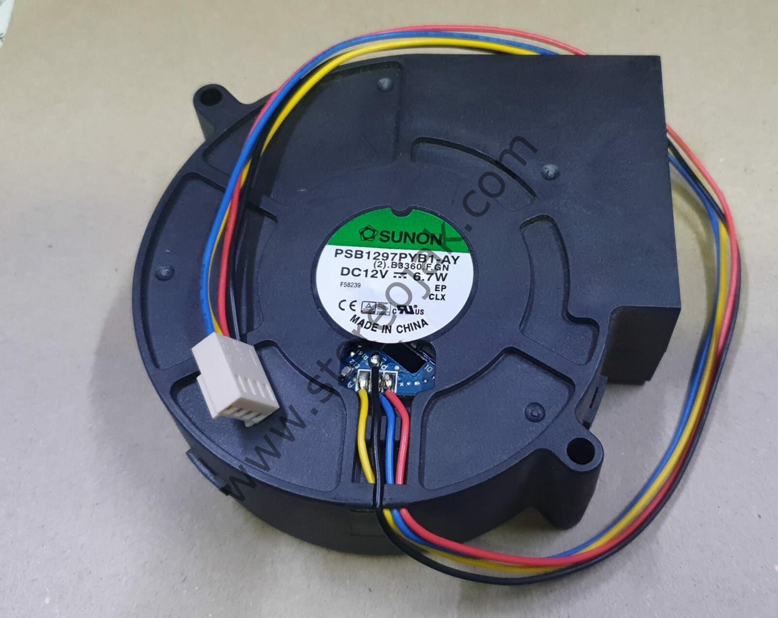 PSB1297PYB1-AY  DC12V 6.7 WATT  ÇİFT RULMANLI TAİWAN FAN   97X33MM   DC12V  6.7W 3 KABLO  FAN