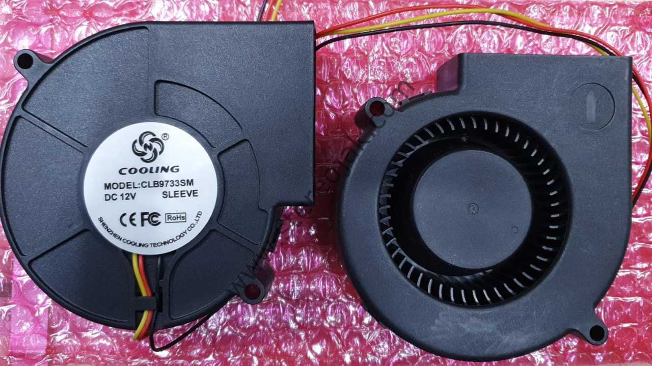 COOLING  CLB9733SM  DC12V  025AMPER 3 KABLO SALYANGOZ FAN