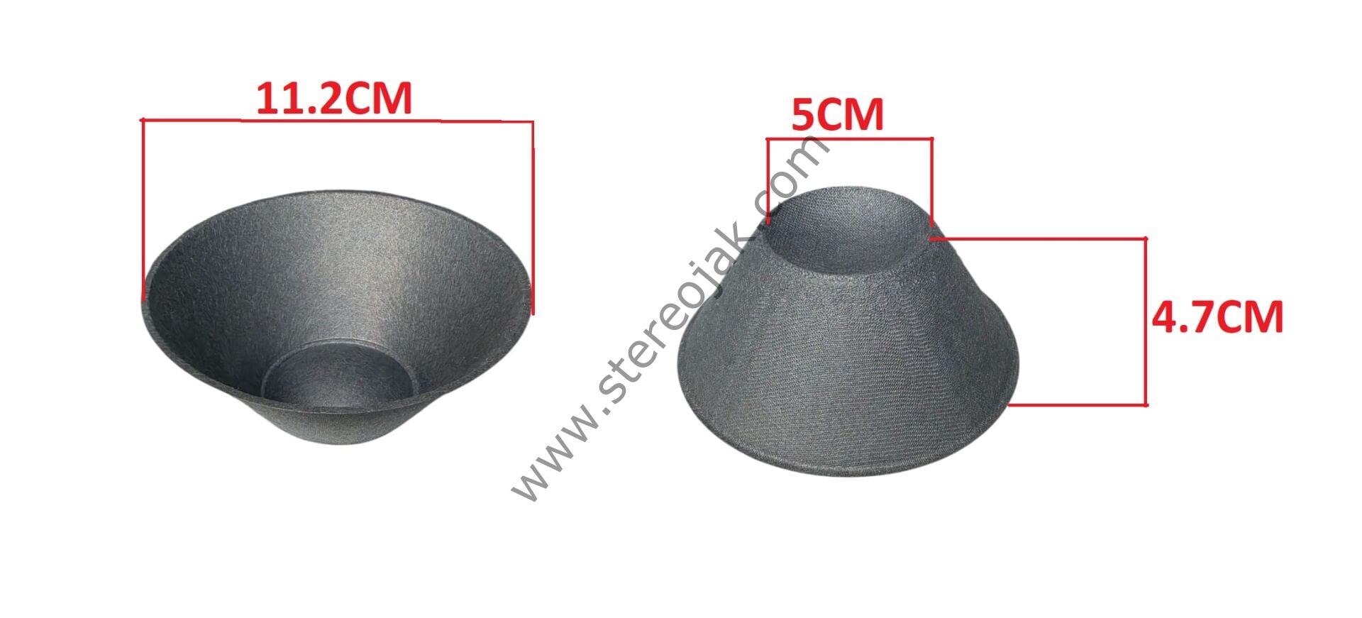 Dual Cone Toz Kapağı ( Yükseklik : 47mm , Taban : 50mm , Tavan Çapı : 112mm )