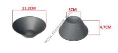 Dual Cone Toz Kapağı ( Yükseklik : 47mm , Taban : 50mm , Tavan Çapı : 112mm )