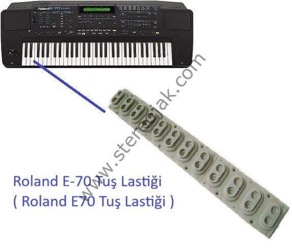 Roland E-70  Tuş Lastiği   ( Roland  E70 Tuş Lastiği )   ( Roland E serisi  Tuş Lastiği )