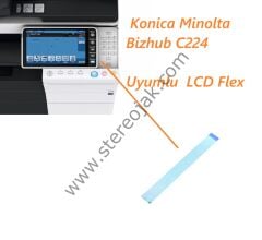 Konica Minolta Bizhub C224    Hareketli  Lcd Ekran  Filmi    33 PIN    ( AWM 20706  105C 60V  VW-1  BANDO SH-F-  )