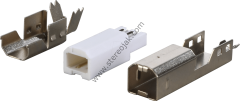 USB-B 2.0 PLUG , Kare Usb Erkek Seyyar Parçalı , 3 Parça