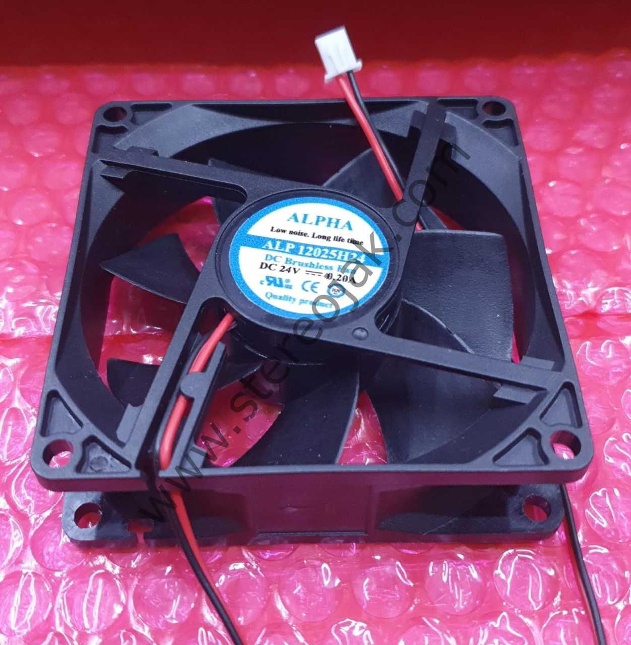 ALPHA 8x8x2.5cm  dc24v 020amper    soğutma  fanı