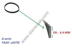 G-70 YASSI LASTİK ÇAP:70MM x 6.4MM