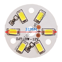 12 Volt 3 Watt SMD 5630 Ledli Hazır Led Modül 31MM 1.SINIF KALİTE