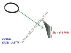 G-80 YASSI LASTİK ÇAP: 80MM