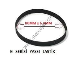 G-80 YASSI LASTİK ÇAP: 80MM