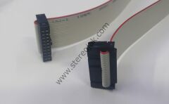 20 pin 40 cm flat kablo  soket eni  2.95cm  idc