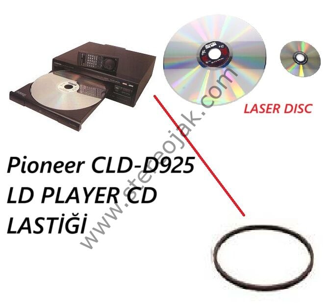 Pioneer CLD-D925    Laser Disc    Açma Kapama Lastiği  ( Pioneer LD Player Kayış )