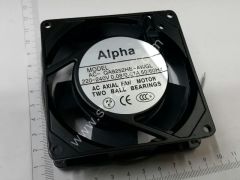 YÜKSEK KALİTE  92X92X25MM   ALPHA  ÇİFT RULMANLI KABLOLU  QA9252HB-AWGL  220V-240V 0.08A