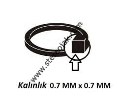 Walkman lastiği  70mm x 0.7 mm