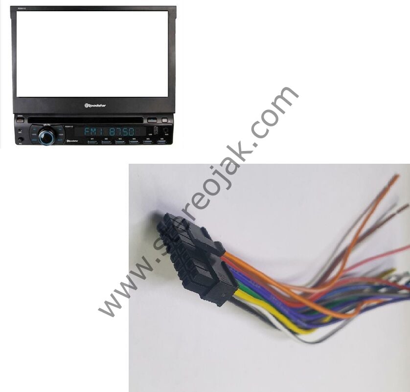 RD-8410  ve  RD-8410N  ROADSTAR   ARKA  POWER  KABLO   TEYP SOKETİ