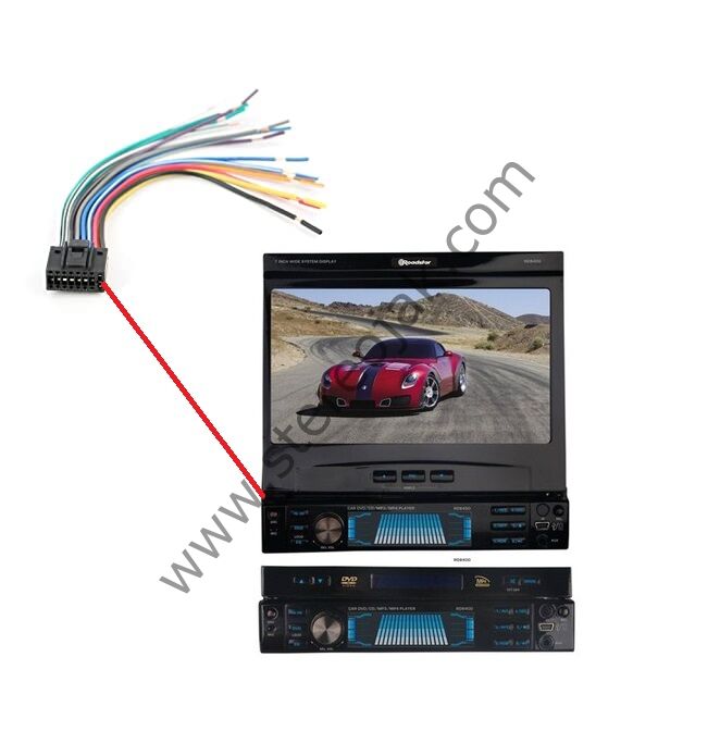 ROADSTAR  RD8400  INDASH    (RD-8400)  teyp soketi kablosu