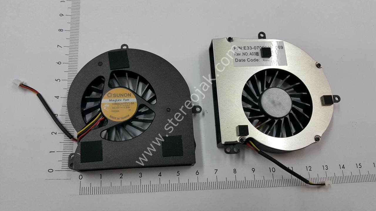 5 volt salyangoz blower fan sunon gb0506pfv1-8a