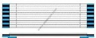 2MM  DİŞ ARALIĞI  10  CM FLAT FİLM FLEX KABLO