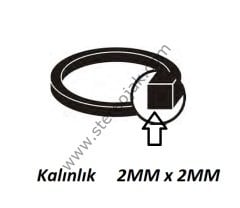 VİDEO LASTİK 95 MM X 2MM X 2MM