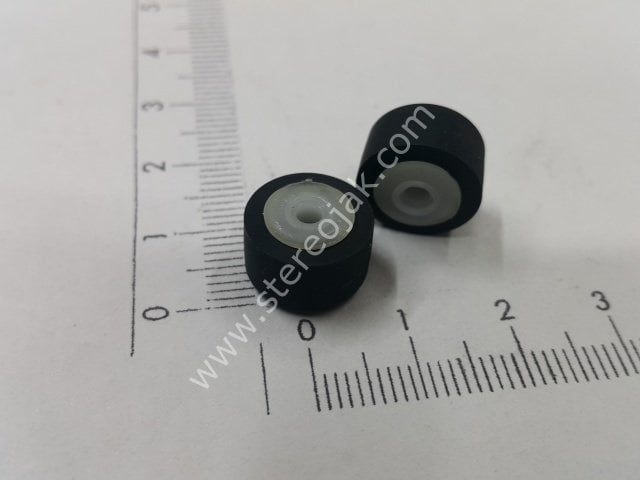 Baskı Lastiği   2.5mm x 13mm x 8.35mm     ( İç delik çapı : 2.5mm )   PINCH ROLLER