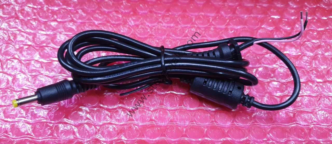 4MM dc adaptör kablosu düz jaklı 1.5 metre
