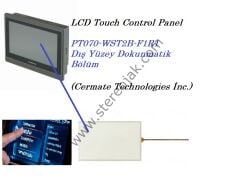 LCD Touch Control Panel  PT070-WST2B-F1R1  Dış Yüzey Dokunmatik  Bölüm  HMI  (Cermate Technologies İnc.)