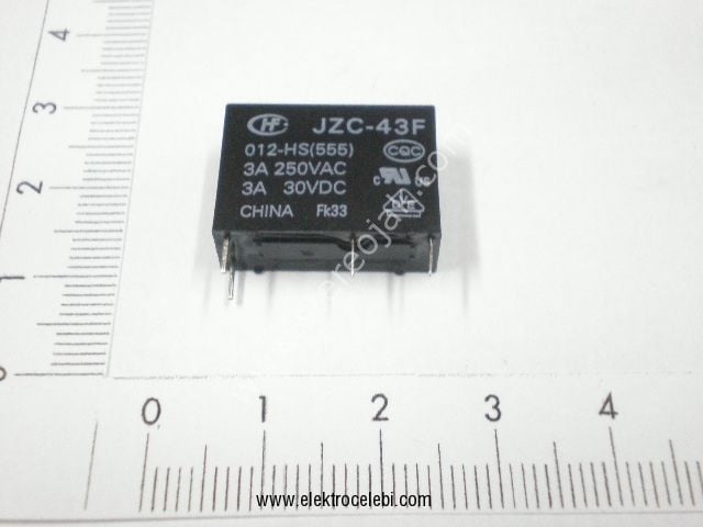 JZC-43F  012-HS(555)     JZC-46F 012-HS(555)  KOMBİ RÖLE 50 ADET