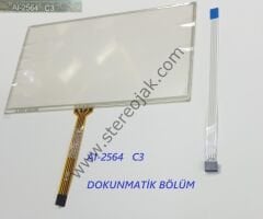 AI-2564  C3   DOKUNMATİK    4 PİN   M5122A 5101 U  ( KJ48270M050_01WTZ2 )   TOUCH PAD