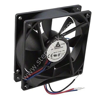 9CMX9CMX2.5 CM  DC12VOLT 0.60AMPER 3 KABLO  RULMANLI FAN