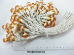 SİNYAL LAMBASI AC220V SARI 10MM PLASTİK KABLOLU