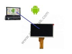 NEWFRON NF-U1A 7'' INDASH   ANDROID CİHAZ        ARKA  İÇ  KISIM     LCD EKRAN