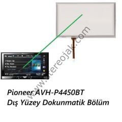 Pioneer AVH-P4450BT    Dış Yüzey Dokunmatik  Bölüm