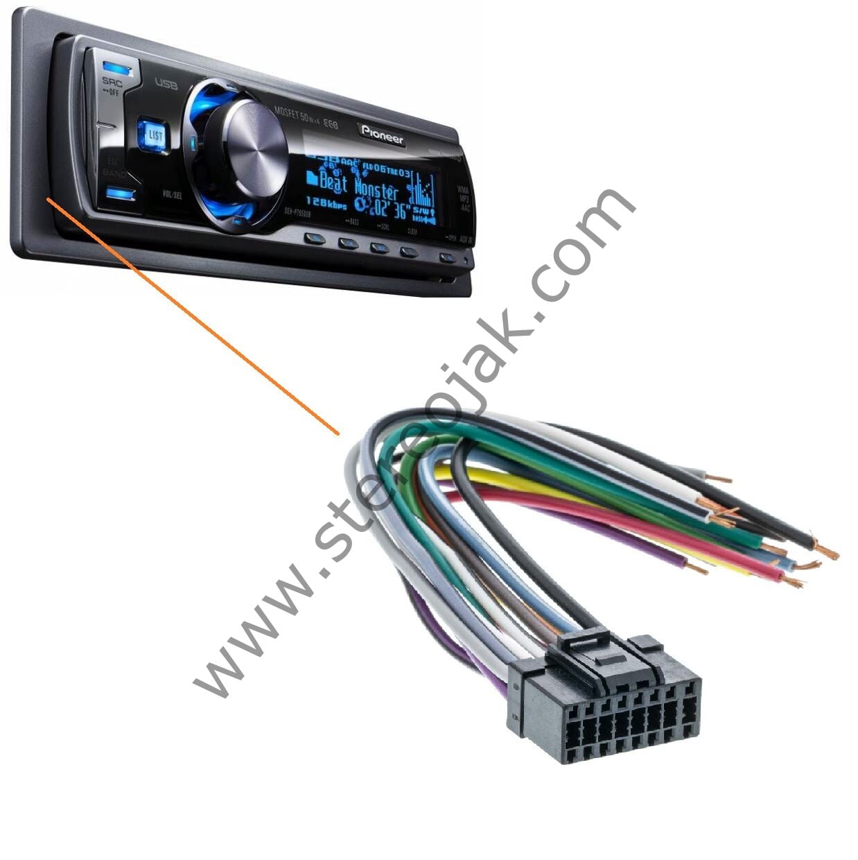 DEH-P7950UB   DEH-P7900UB      PIONEER BAGLANTI KABLOSU