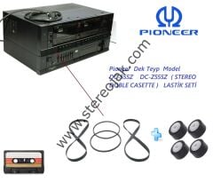 Pioneer  Dek Teyp  Model DC-555Z    DC-Z555Z  ( STEREO DOBLE CASETTE )   LASTİK SETİ