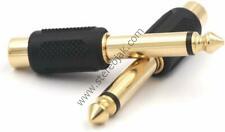 GOLD KALİTELİ RCA DİŞİ GİRİŞ  6.3 MONO ERKEK ÇIKIŞ ÇEVİRİCİ ADAPTÖR