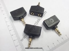 KALİTELİ GOLD 3.5MM KULAKLIK STEREO ÇOKLAYICI
