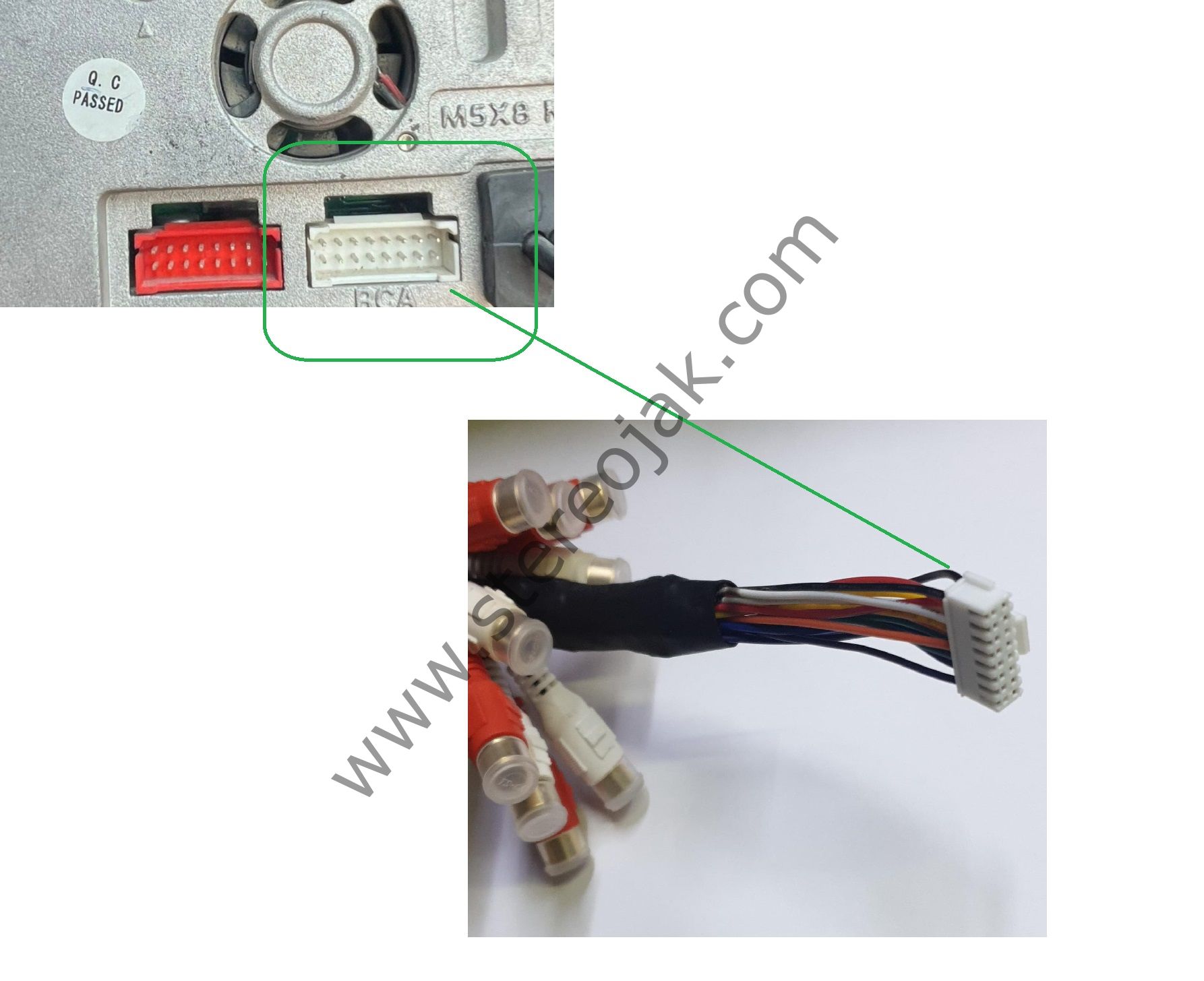 Xetec  DIN-1238   INDASH  AMFİ RCA KABLOSU   BEYAZ  YUBVAYA  UYUMLU