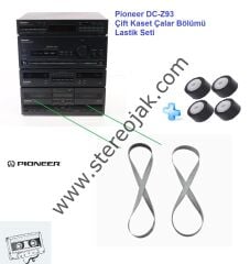 Pioneer DC-Z93   Çift  Kaset Çalar Bölümü Lastik Seti    Stereo Double Cassette Deck Amplifier