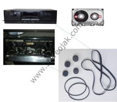 Pioneer CT-W604RS Dual Stereo Cassette Deck Player     Lastik  Seti  ( Belt Kit )